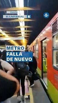 En plena hora pico, Línea 3 del Metro vuelve a fallar #shorts