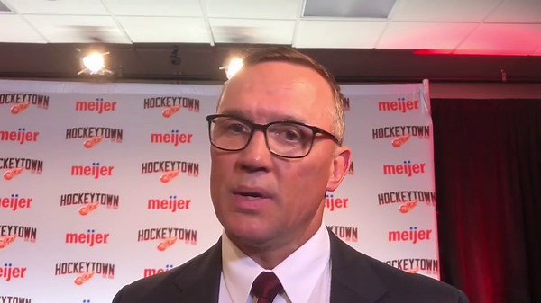 Detroit Red Wings Steve Yzerman talks about coming home