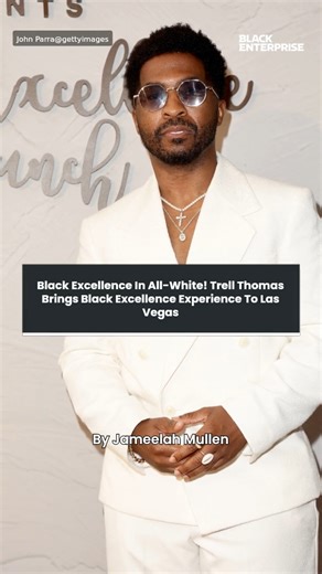 Black excellence in all-white! Trell Thomas brings Black Excellence Experience to Las Vegas
