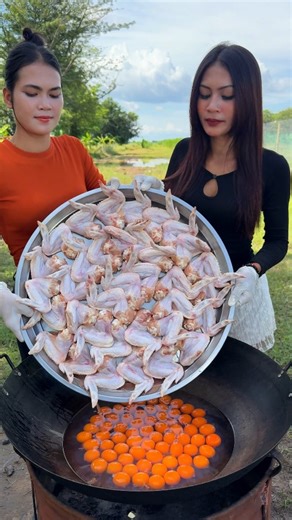 Nancy Morden on Instagram: "Cook chicken wings crispy with egg recipe"