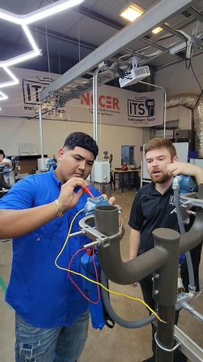 From learning it to applying it. 👨‍🏫🔧 In this clip, our instructor checks in with a student who’s putting classroom theory into real-world action. This is what training looks like when it's done right—understanding the “why” in the classroom and mastering the “how” in the lab. 📲 (956) 957-8586 💻 instrumenttechschool.com 📍 223 N Mccoll Rd, McAllen, TX | Instrument Tech School