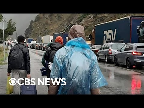 Thousands of Russians flee country after Putin's military mobilization order