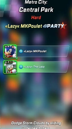 Sonic Forces Speed Battle | Collab with MK_Poulet | #shorts #gaming #fyp #sfsb