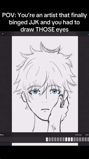 Art Inspired by Jujutsu Kaisen's Gojou Satoru