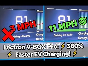 Lectron V-BOX Pro: 3 MPH to 11 MPH! ⚡ 380% Faster EV Charging!