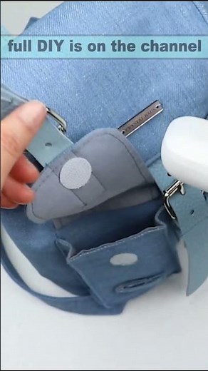 diy denim backpack #jeansreuse #diybags