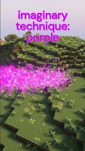 hollow purple in minecraft