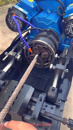 "Rebar Threading Tools in Action: Turn Steel into Threads Fast! 🛠️⚡"