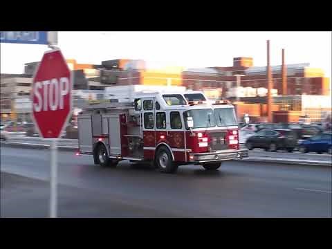 Canadian Fire Trucks Responding Compilation (WAIL,Q,EQ2B,PHASER,HORN)
