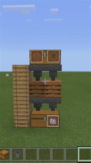 How to make a bone meal from in Minecraft || #minecraft || #shorts