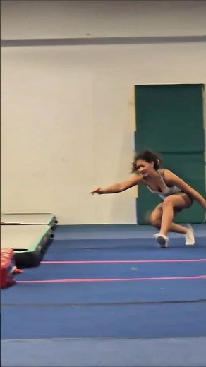 Tried a Back Handspring Step-Out… Ended on the Floor 😅
