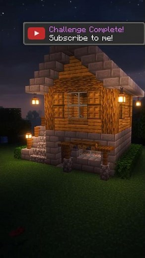 Minecraft Best Starter House Tutorial 🏠 #minecraft
