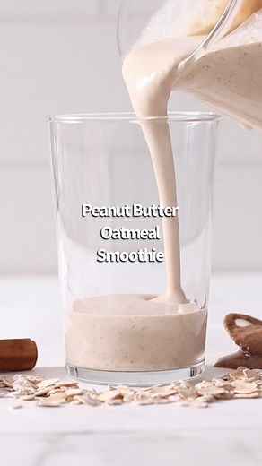 ✨PEANUT BUTTER OATMEAL SMOOTHIE ! Delicious and creamy, only 4 ingredients! No banana! Metabolism burner! Fills you up! . . . . . . . . . #peanutbutteroatmealsmoothie #oatsmoothie #oatmealsmoothie #peanutbutteroatsmoothie #weightlosssmoothie