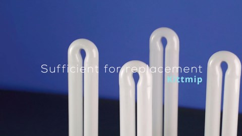 Bug Zapper Replacement Bulb 15 W U Shaped Twin Tube Bulb Indoor Outdoor Bug Zapper Light with 4 Pin Base(White,4 Pieces)