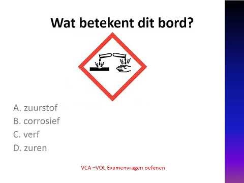 VCA VOL borden oefenen 4