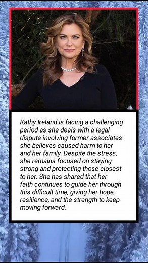 Kathy Ireland Breaks Silence 💔 | Faith Over Fear #shorts #viral