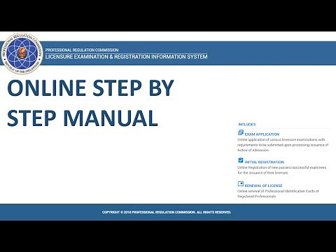 PRC: LERIS Online Step by Step Procedure