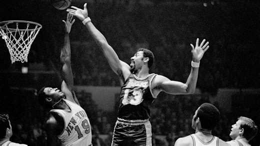 What year was Wilt Chamberlain drafted in? Taking a closer look