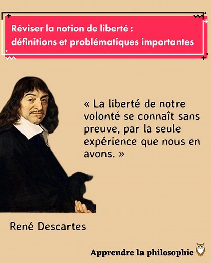 Réviser la liberté en philosophie : définitions clés