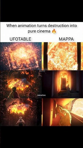 When animation turns destruction into pure cinema 🔥
