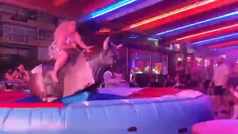 Her ride on the bull was spectacular and the leaked video went viral🤯