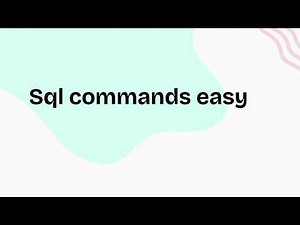 SQL Commands Explained: DDL, DML, DCL, TCL