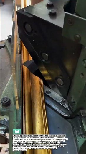 .Precision Metal Trim Cutting Guide #DIY #Metalworking #Construction