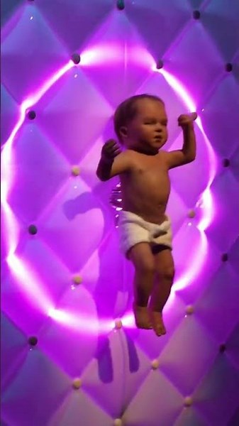 Animatronic baby from the London Science Museum Robots Exhibition