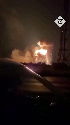 Explosion at Russian airfield after suspected Ukrainian drone attack in Rostov region