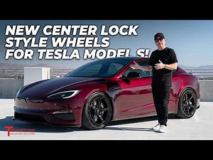 NEW Center Lock Style 5-Spoke Fully Forged 21" TSW150A-CL Wheels on Tesla Model S Signature Edition!