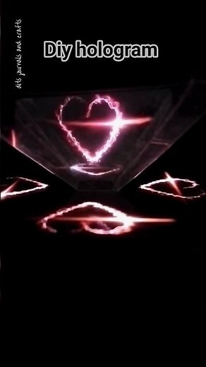 satisfaction at the peak - diy hologram #shortsfeed #shorts #diy #hologram #craft