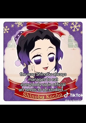 god bless Gotouge for creating Shinobu Kocho #kochoshinobu #shinobukocho #kocho #shinobu #insectbreathing #insecthashira #hashira #hashiratrainingarc #kny #kimetsunoyaiba #demonslayer #fyp #foryoupage #foryou #fy #ds