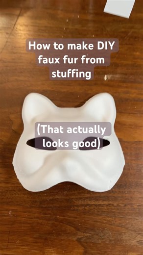 Fur from Stuffing tutorial #cosplay #furry #therian #craft