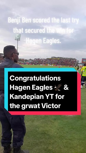Digicel Cup Finals - Sunday, 15 September. Congratulations Hagen Eagles 🦅 & Kandepian YT for winning the Digicel-Exxon Mobil cup. Winning Both Minor & Major Premiership for 2024. Well done kange bros #exonmobildigicelcup #digicelcupfinals2024 #helawigmen #hageneagles #png🇵🇬 #fyp #fypシ゚viral