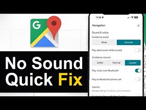 How To Fix No Sound on Google Maps (Step By Step)