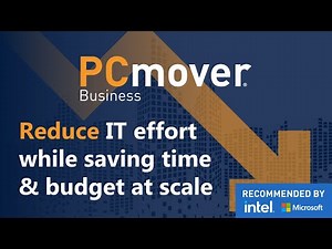 Reduce PC deployment time and lower the cost of PC refresh projects with PCmover Business!