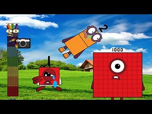 Numberblocks Two crying because Number One SAID JUMP, so scary!!!