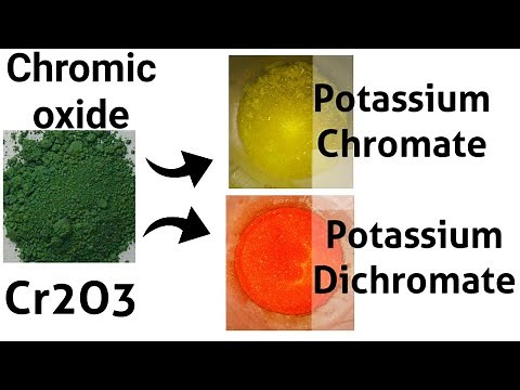 Make Potassium Chromate and Dichromate from Chromic Oxide