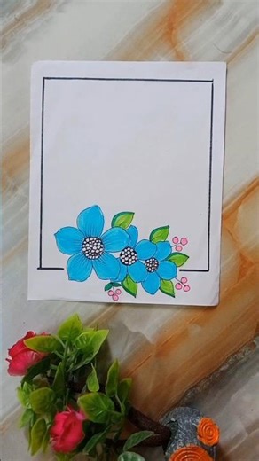 6 beautiful borderdesigns #frontpagedesign#schoolproject #easyborder #notebookborder #shortsfeed