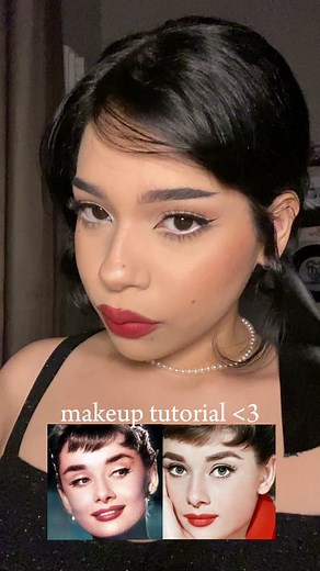 Audrey Hepburn Makeup Tutorial: Coquette Style and Aesthetic Inspiration