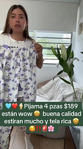 🪽💖promo PRIMAVERA $189 c/u 😱😍 Conjuntos de pijamas de 4 !!✨las más hermosas UNITALLA 3 hasta 15 🚚pagas al recibir ♥️Pijama 4 pzas: blusa, short, pantalón y BATA | Boutique Mary