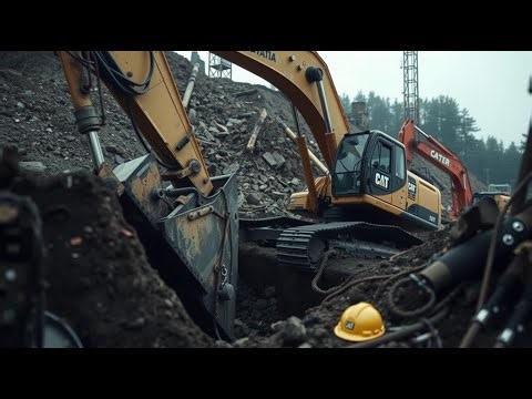 Excavator Accidents Compilation | Heavy Equipment Gone Wrong