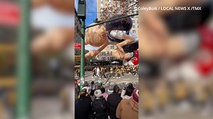 9.6K views · 55 reactions | OOPS! One of the hands on the Diary of a Wimpy Kid balloon at the Macy's Thanksgiving Day Parade was deflated. https://8.wfla.com/3Gd9RwV | WFLA News Channel 8 | Facebook