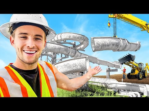 I Bought a $300,000 Waterslide for my backyard!