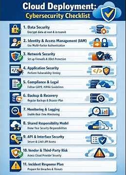 Cloud Deployment Cybersecurity Checklist: 11 Essential Steps