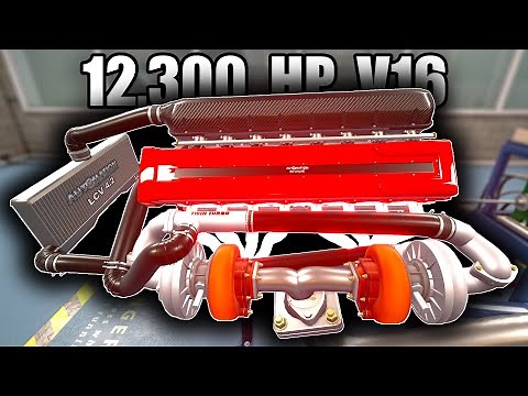 The Most Powerful V16 Engine of All Time [OLD] | Automation The Car Company Tycoon Game (LCV 4.2.29)