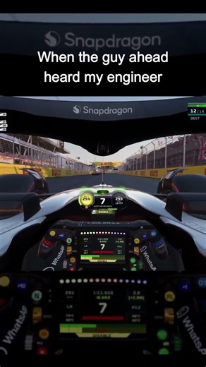 F1 25 He heard my engineer #gameplay #f1 #shorts #subscribe