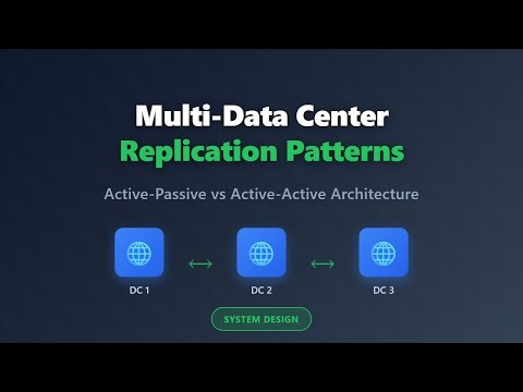 Multi-Data Center Replication: Active-Passive vs Active-Active Architecture Explained