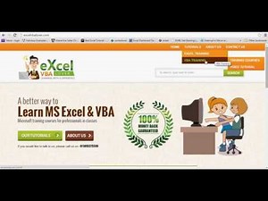 Learn Excel- Video 142- VBA Interview question,Exercise on INDIRECT
