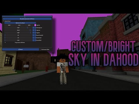 Tutorial on how to get custom sky in Da Hood Roblox!